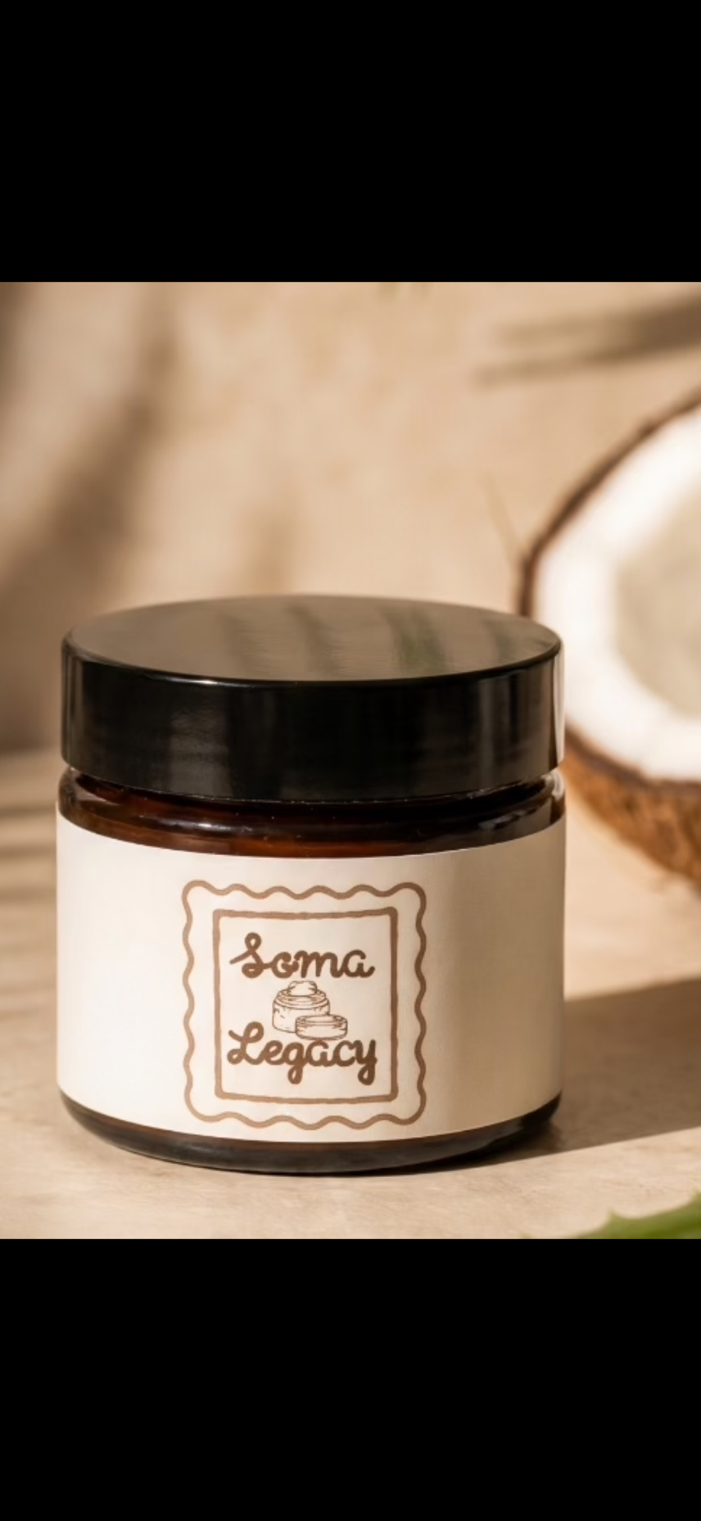 SOMA Summer Coco Deodorant - 1oz- or 2.5 oz - Travel Size